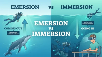 Emersion vs immersion