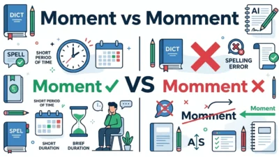 Moment vs Momment