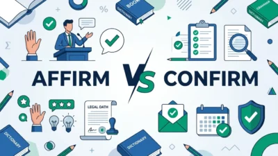 Affirm vs Confirm