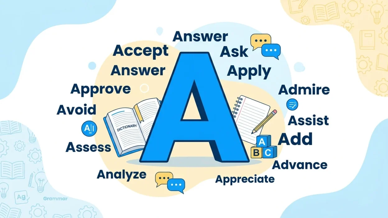 Verbs That Start With A: