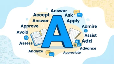 Verbs That Start With A: