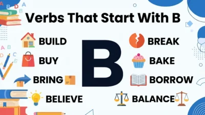 Verbs That Start With B
