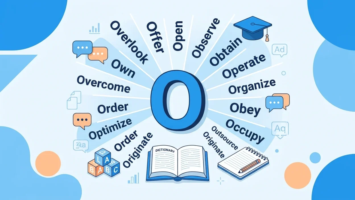 Verbs That Start With O