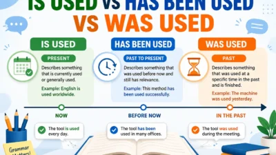Is Used vs Has Been Used vs Was Used