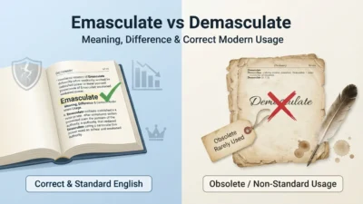 Emasculate vs Demasculate
