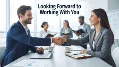 Looking Forward to Working With You