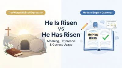 He Is Risen vs He Has Risen