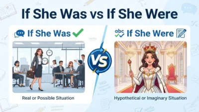 If She Was vs If She Were