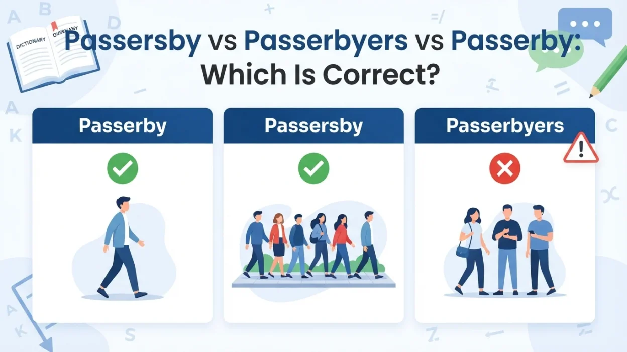 Passersby vs Passerbyers vs Passerby