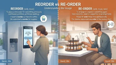 Reorder vs Re Order
