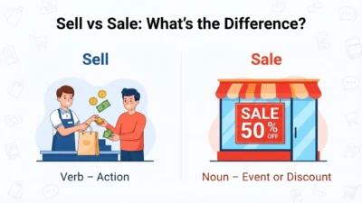 Sell vs Sale