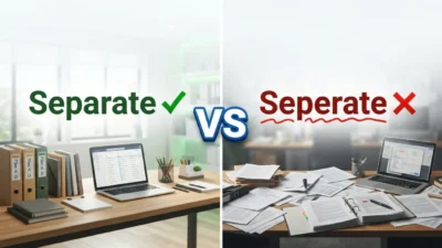 Separate vs Seperate