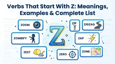 Verbs That Start With Z