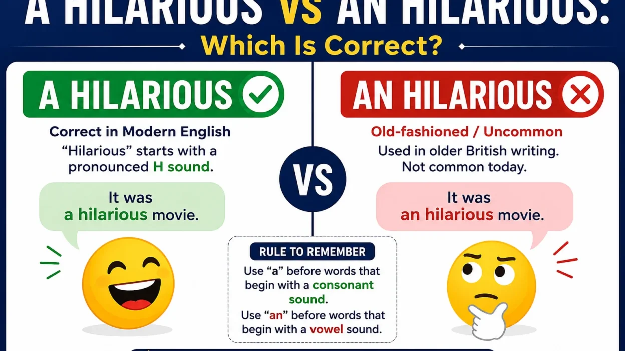 A Hilarious vs An Hilarious
