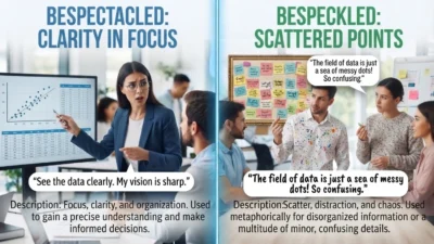 Bespectacled vs Bespeckled