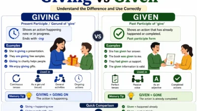 Giving vs Given