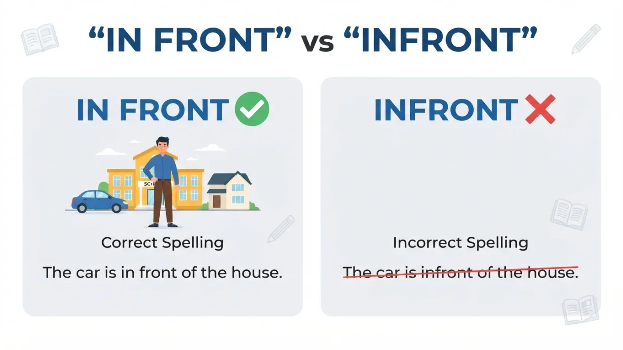 In Front vs Infront