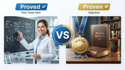 Proved vs Proven