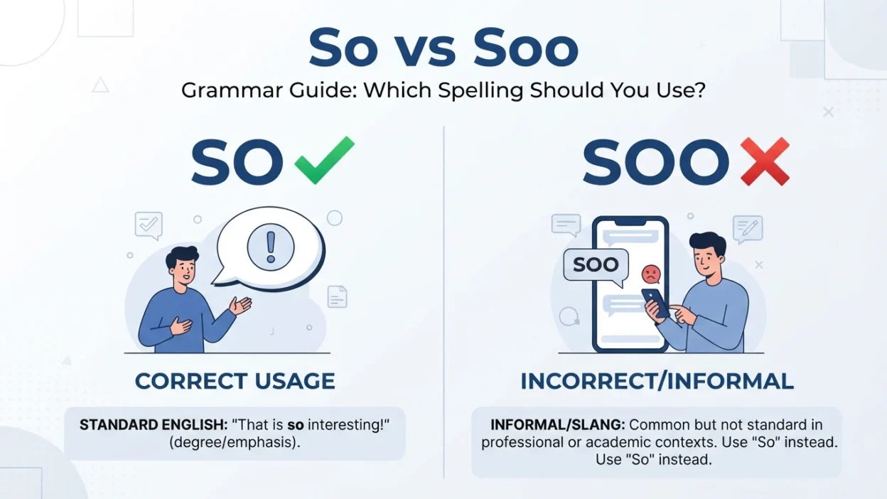 So vs Soo