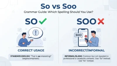 So vs Soo