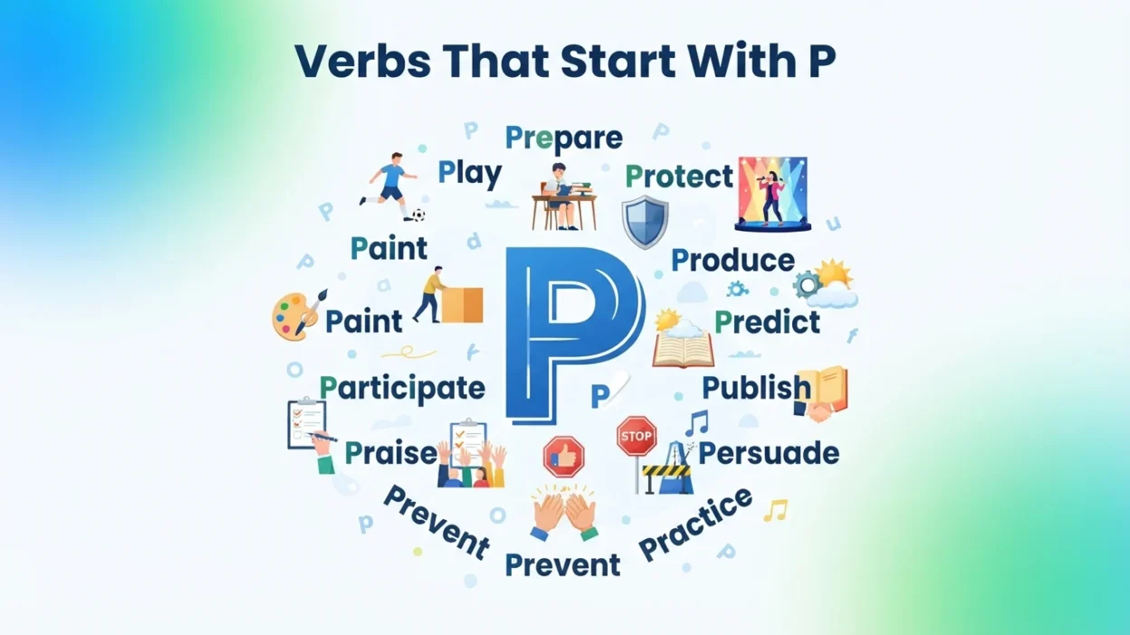 Verbs That Start With P