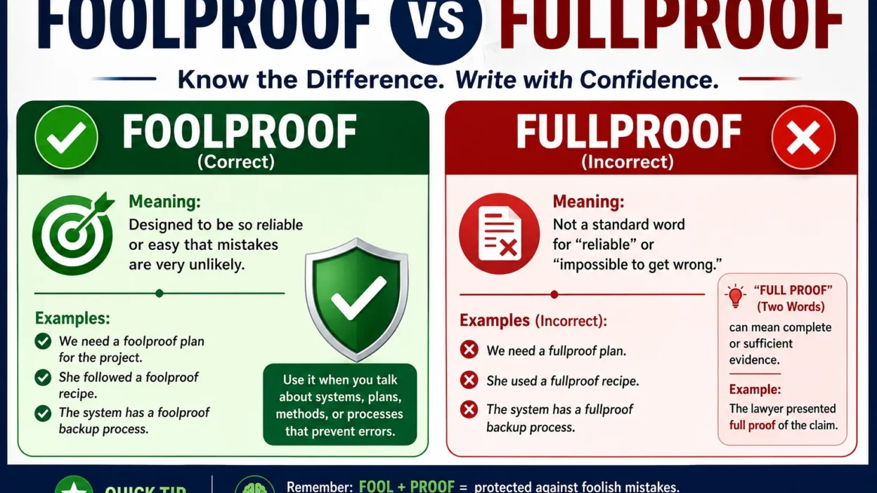 Foolproof vs Fullproof