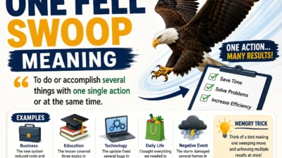 One Fell Swoop Meaning