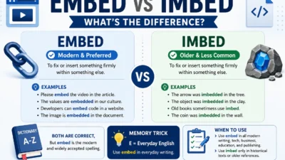 Embed vs Imbed