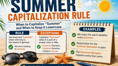 Summer Capitalization Rule