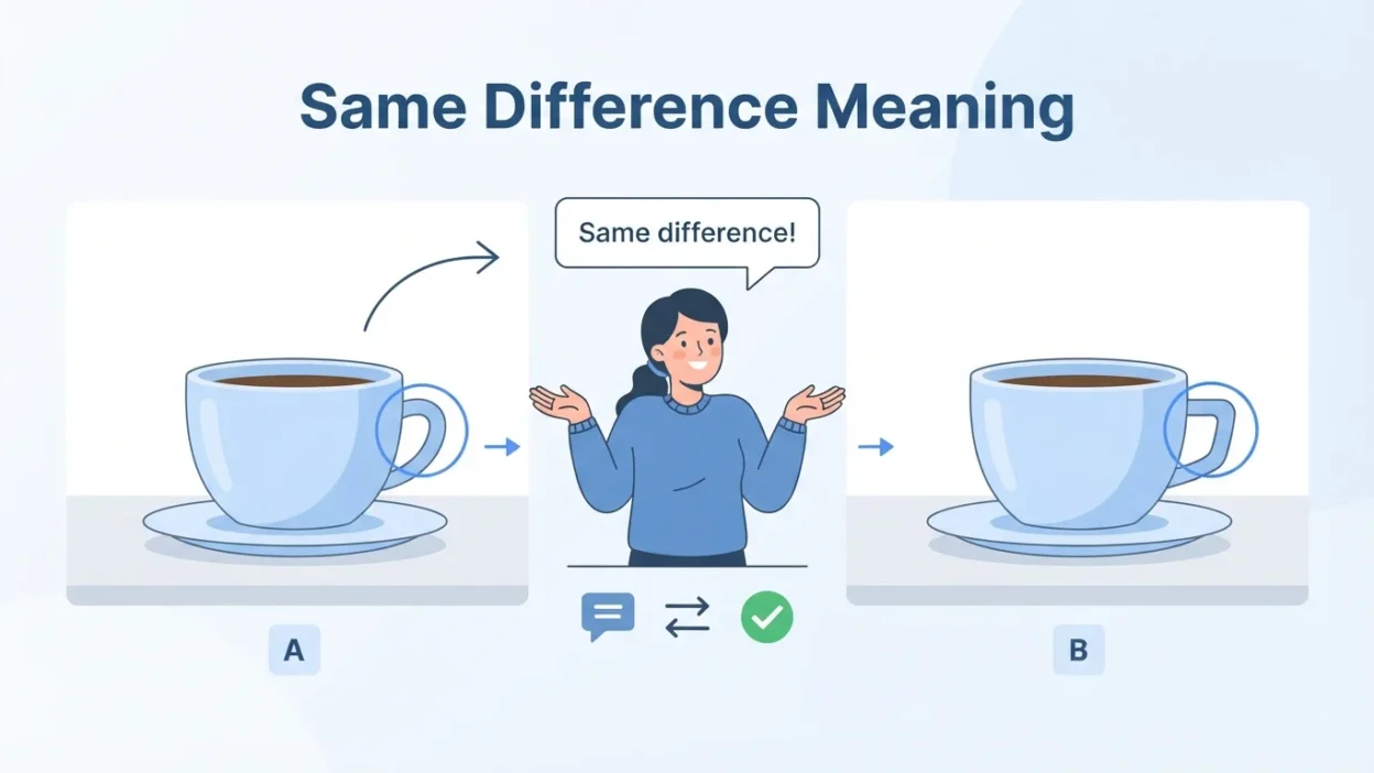 Same Difference Meaning