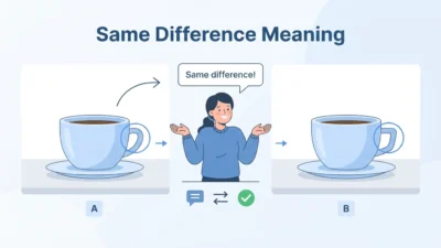 Same Difference Meaning