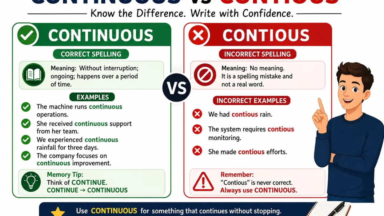 Continuous vs Contious