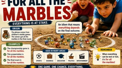 For All the Marbles