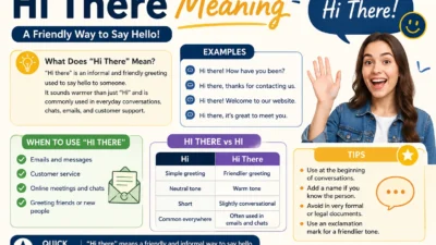 Hi There Meaning