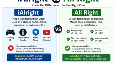 iAlright vs All Right