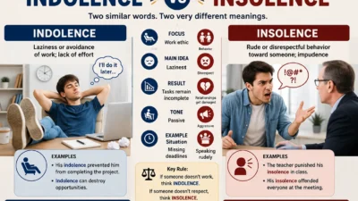 Indolence vs Insolence