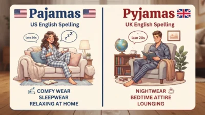Pajamas vs Pyjamas