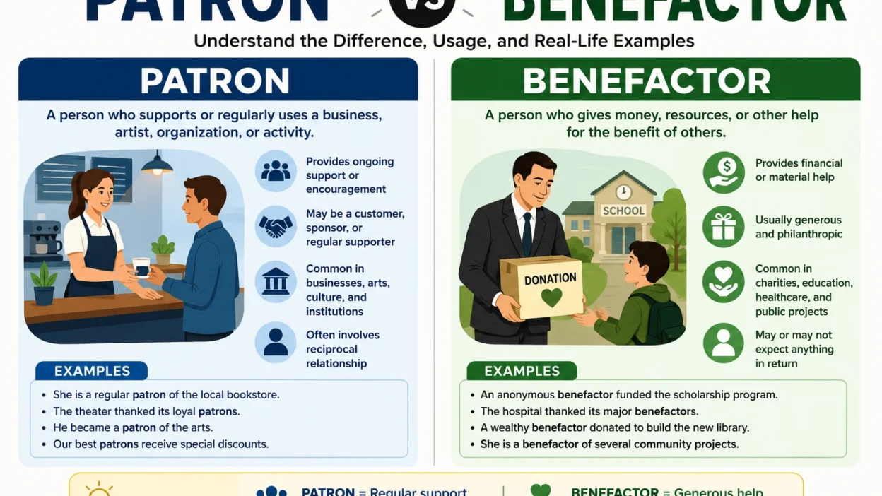 Patron vs Benefactor