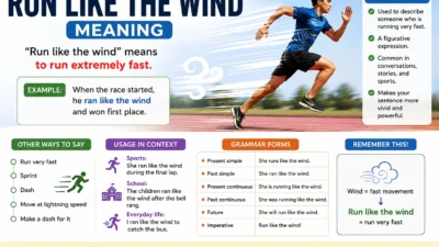 Run Like the Wind Meaning