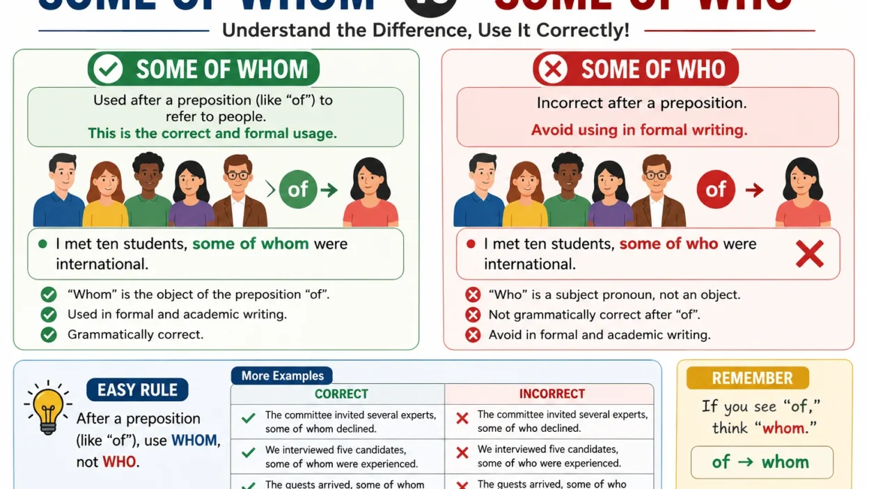 Some of Whom vs Some of Who