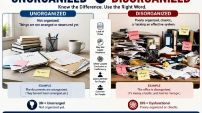 Unorganized vs Disorganized