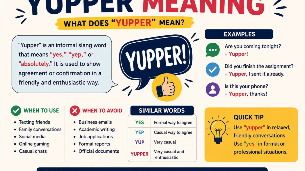 Yupper Meaning