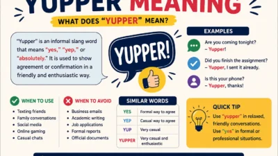 Yupper Meaning